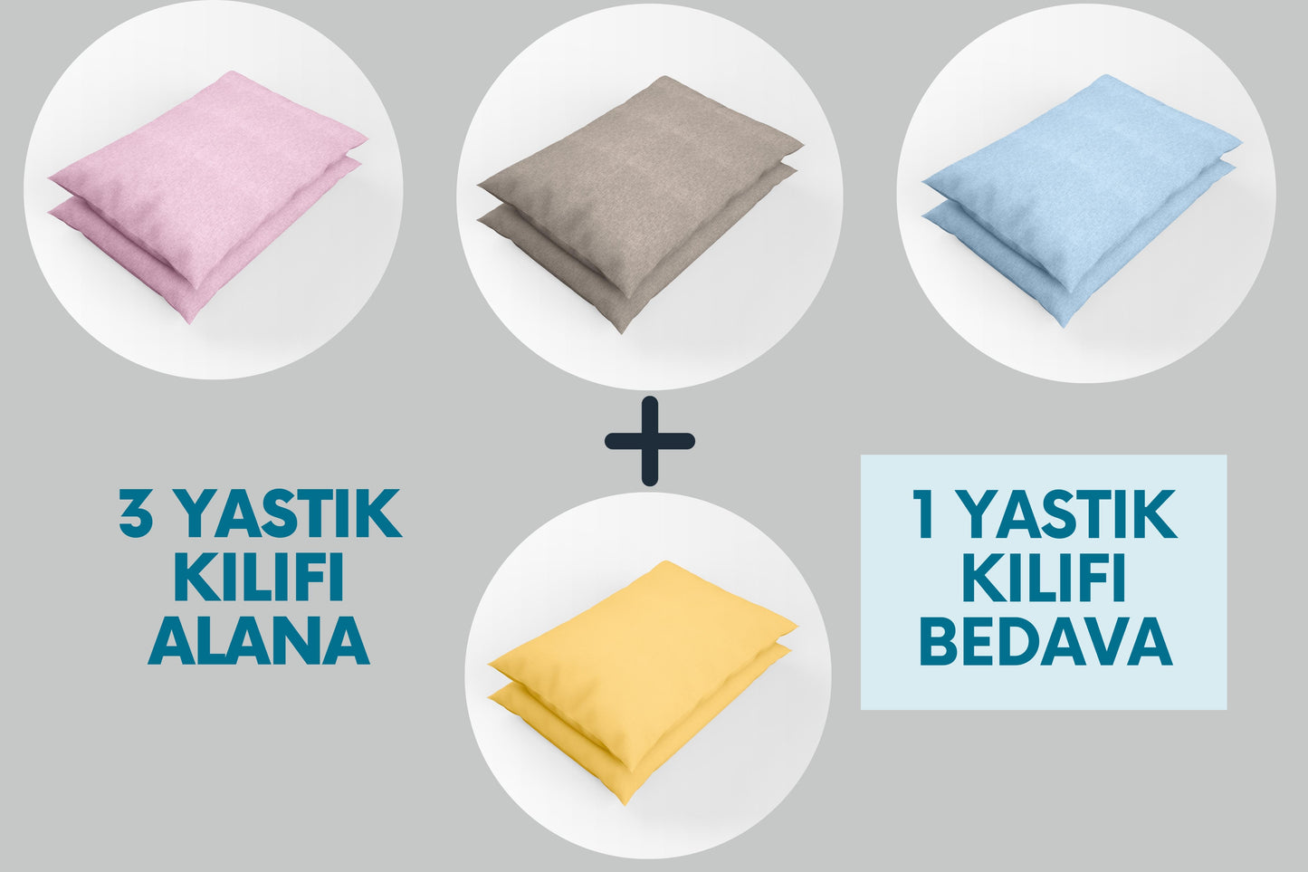 HAZAL 2'li Yastık Kılıfı